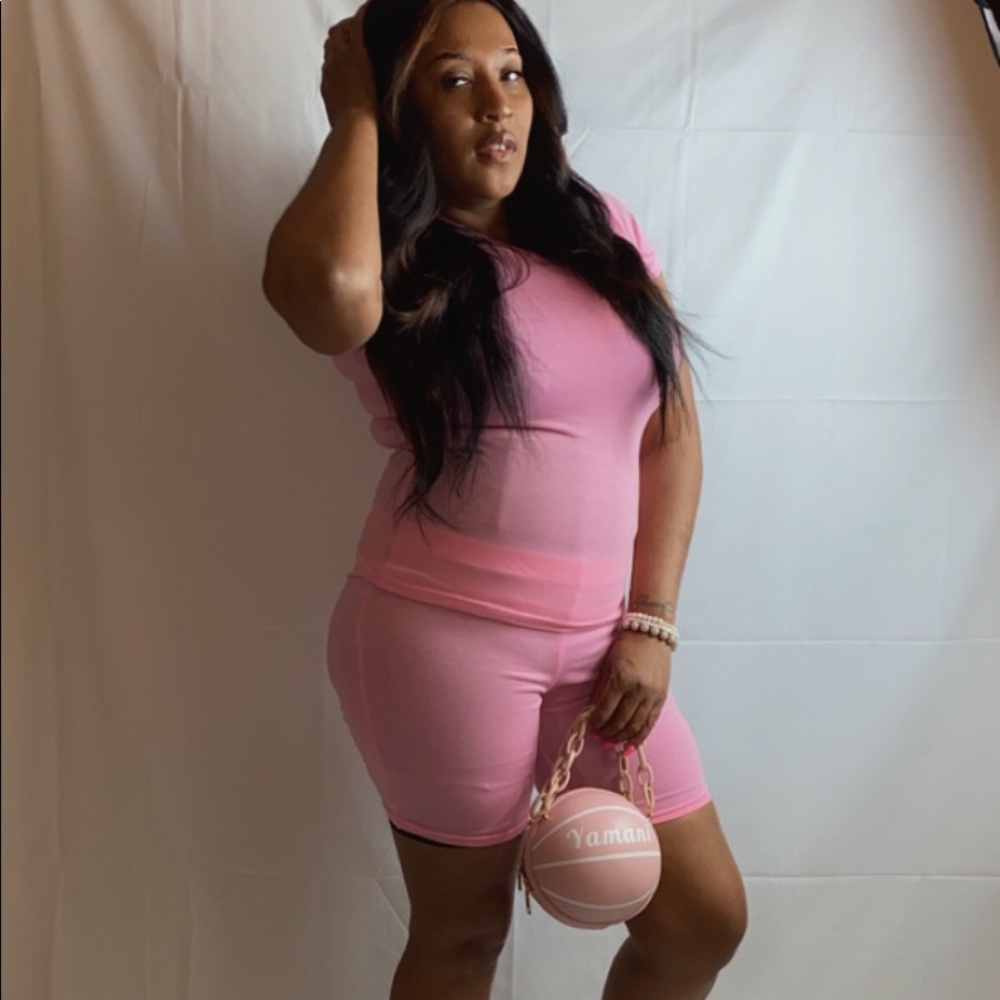 Biker short set